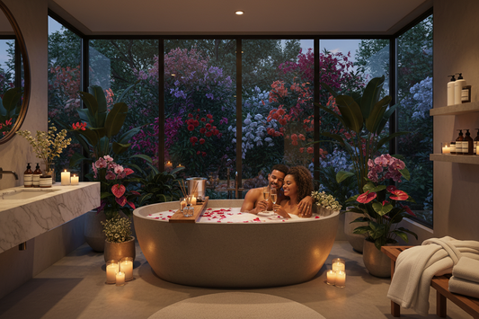 Top 10 Essential Items for Creating a Perfect Romantic Bath for Two